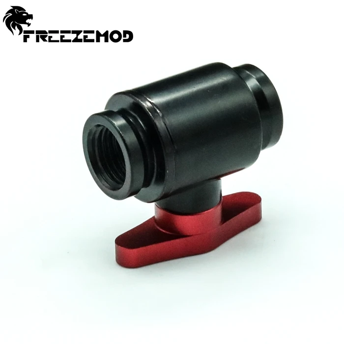 Female Thread Copper valve brass valve ball valve  Double internal teeth G1/4 Black. FM-YGNS