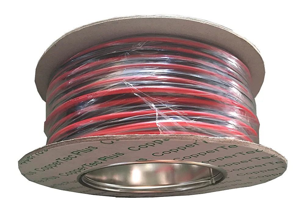 2x1,0 мм цветной двойной динамик кабель 24awg pe изолированный Электрический провод с электрическим кабелем