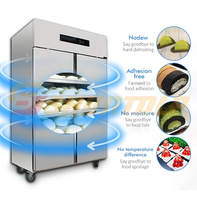 Factory commercial restaurant hotel kitchen refrigeration equipment bakery shop freezing industrial refrigerator and freezer