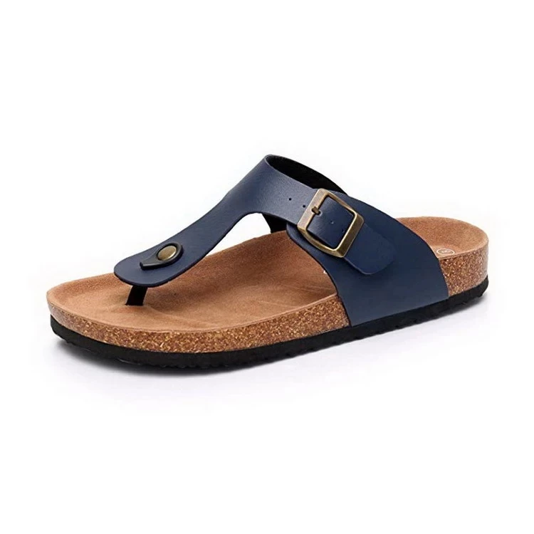 
Factory Supply Popular Custom Sandals Leather Slides sandals outdoor flat Shoes 