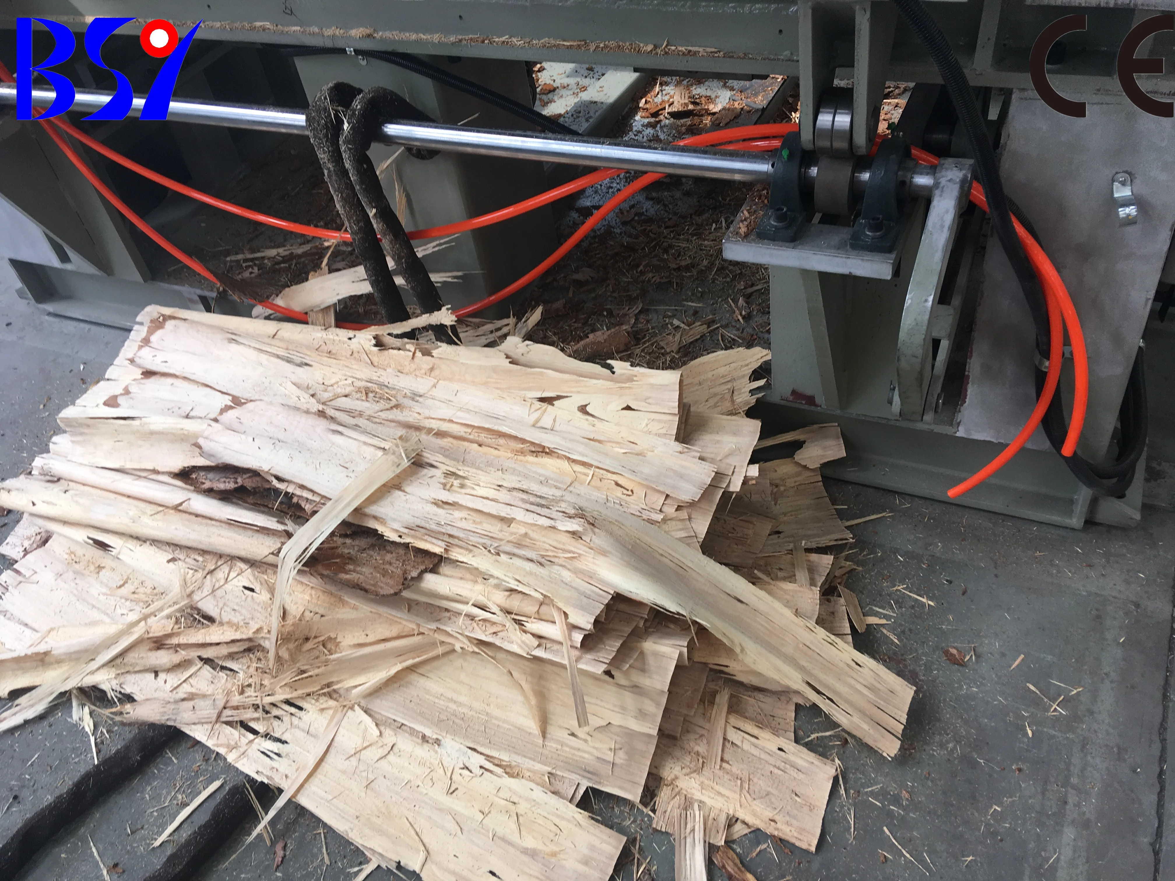 Automatic BBP2600G  timber logs debarker machine/tree debarking machine
