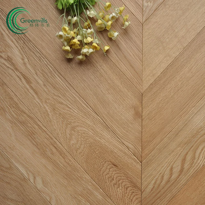 
Multiply oak fishbone flooring brushed white oak herringbone natural wood chevron engineered flooring 