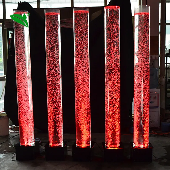 pretty pop led lighting acrylic led water bubble tube marriage decoration