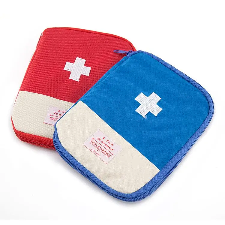 Empty Mini Medical First Aid Kit Pouch Organizer Bag