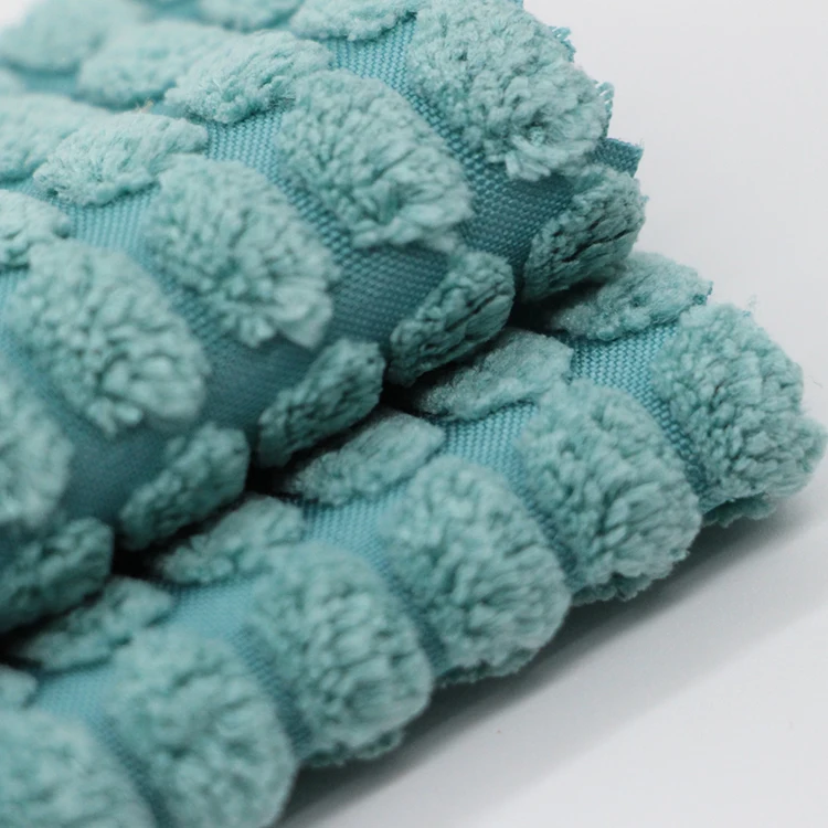 Wholesale Soft Polyester 1cmm 10mm Width Wide Wale Microfiber Fleece Corduroy Fabric