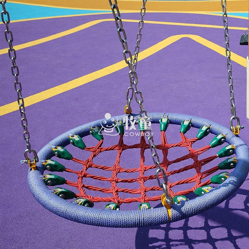Outdoor Nest Swing Child Garden Swing Rope Round Swing