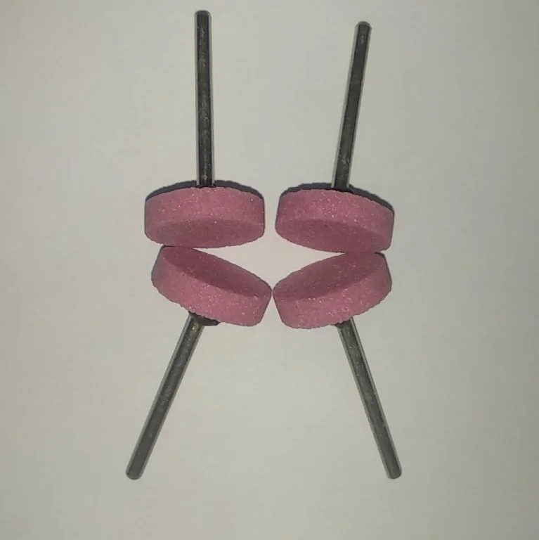 FMT 3mm A76 Ceramic grinding head handle abrasive mounted point/mounted stone for metal grinding