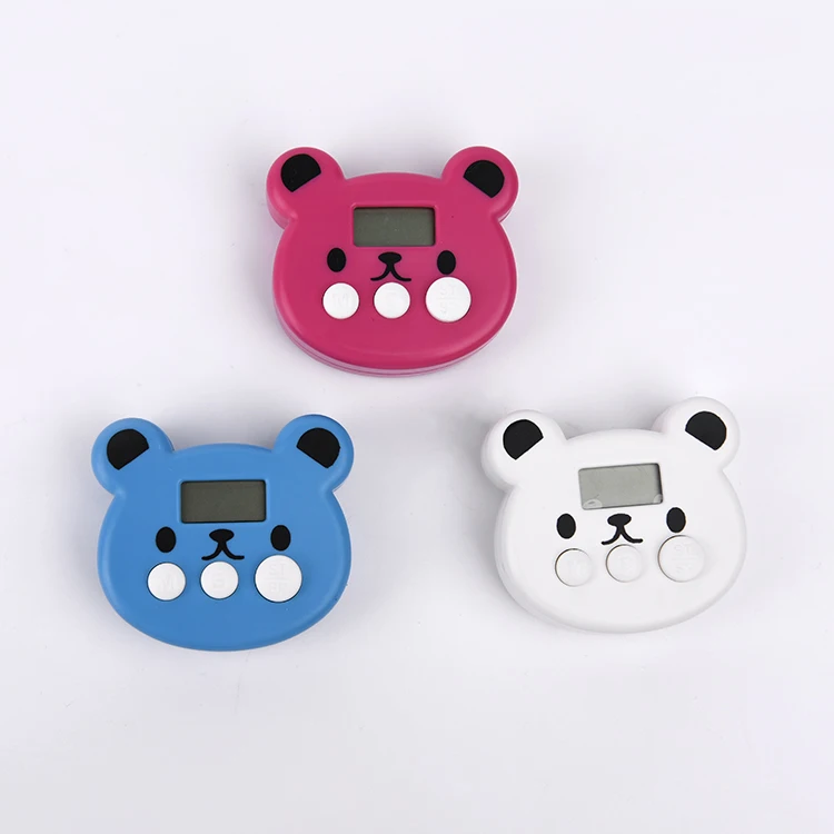 Индивидуальный Логотип, новый дизайн, вибрирующий цифровой кухонный таймер в форме животного