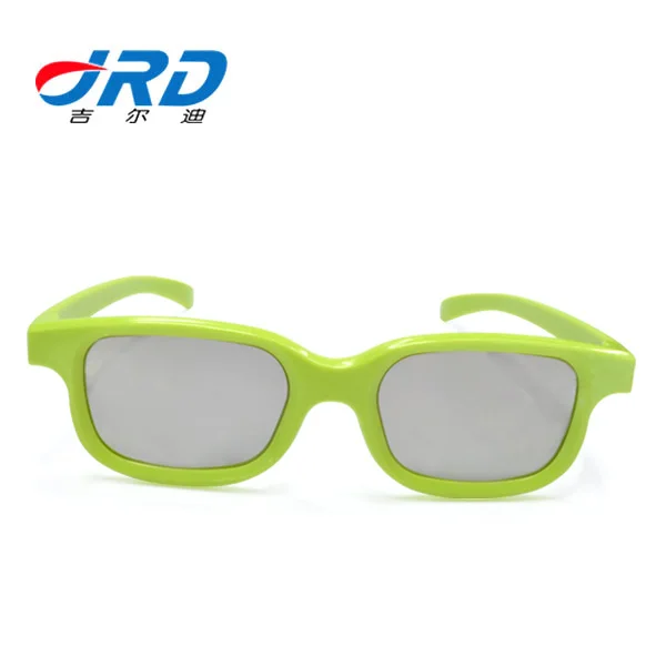 
Custom OEM Make Plastic Disposal Polarized 3D Movie Glasses for Cinema Systems 