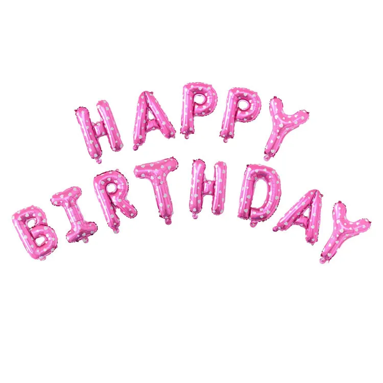 16 INCH LETTER Top Quality Environmental EN71Stage Decoration Party Supplies Balloon Letters Foil