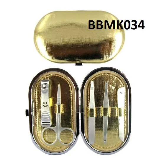 Black personalized travel hot sale 6pcs stainless steel pedicure manicure nail care tools set in leather case