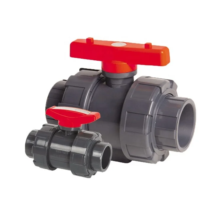 1/2' - 4' Inch 2 Way Pipe Fittings Electric Plastic  PVC UPVC Ball Valve Price