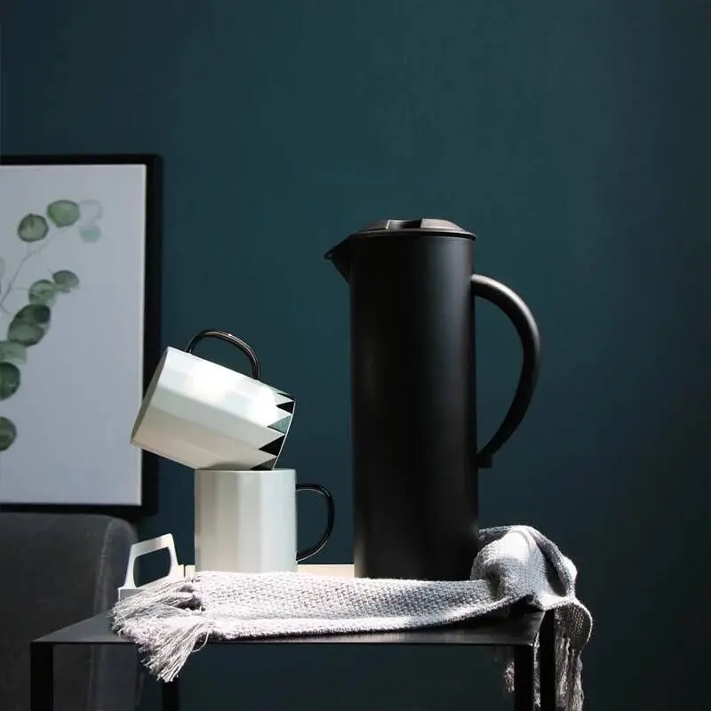 Thermo Stainless Steel Coffee Pot Glass Arabic & ThermoTs Water Bottle China Turkish Thermal Large Capacity Inner Flask Vacuum