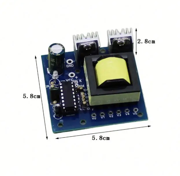 Hot 150W Converter DC 12V to AC 220V Inverter Boost Board Transformer Power Battery booster transformer
