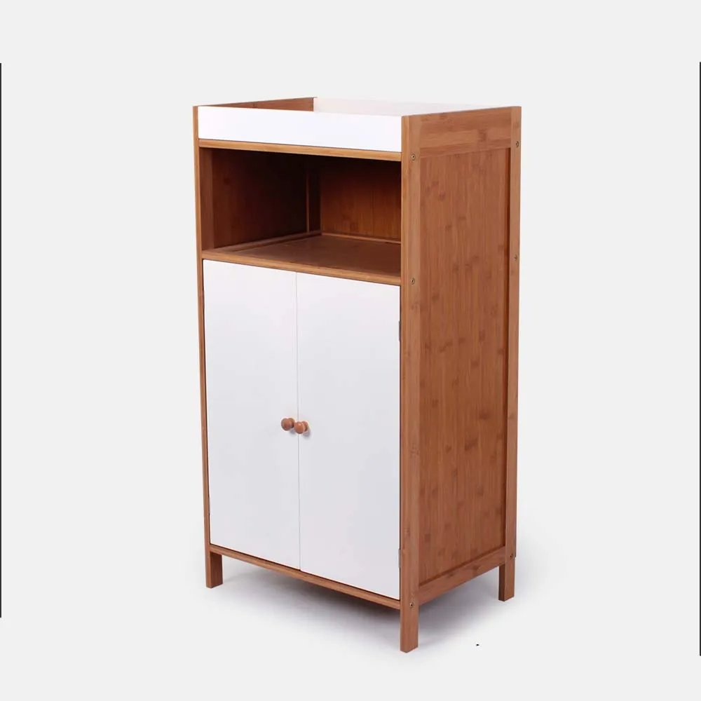 Factory Price Decorating Bamboo MDF Material Bath Cabinet For Sale