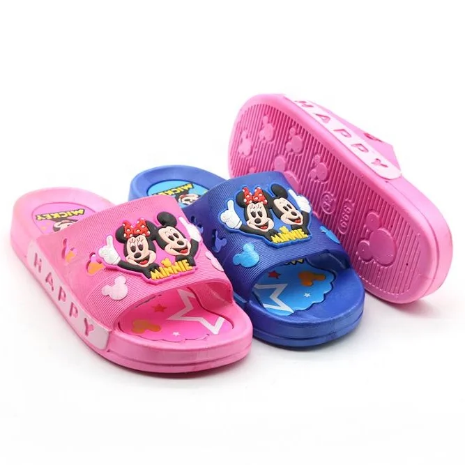 2019 Summer Beach PVC Fashion Cartoon Children Slippers