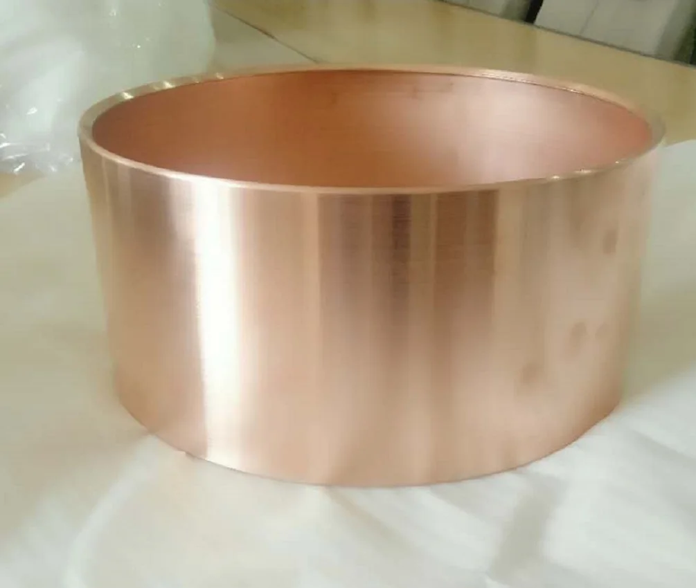 Custom-Made 6.5-Inch High Unfinished Copper Snare Drum Body/Chamber/Shells Metal Sheet Fabrication