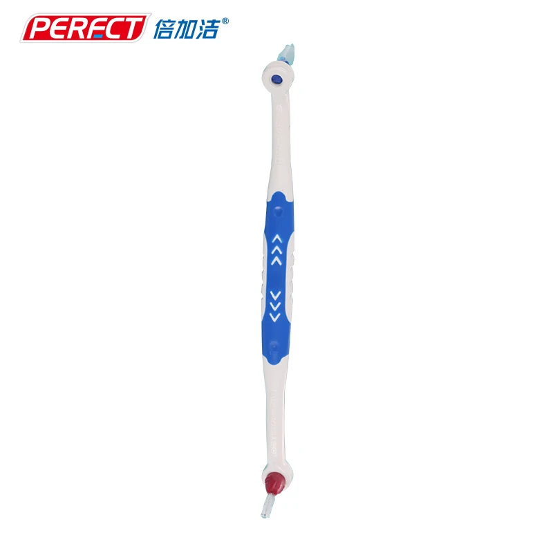 Межзубные щетки, резинка, массажные зубные щетки, Двойные головки, резиновые, для взрослых