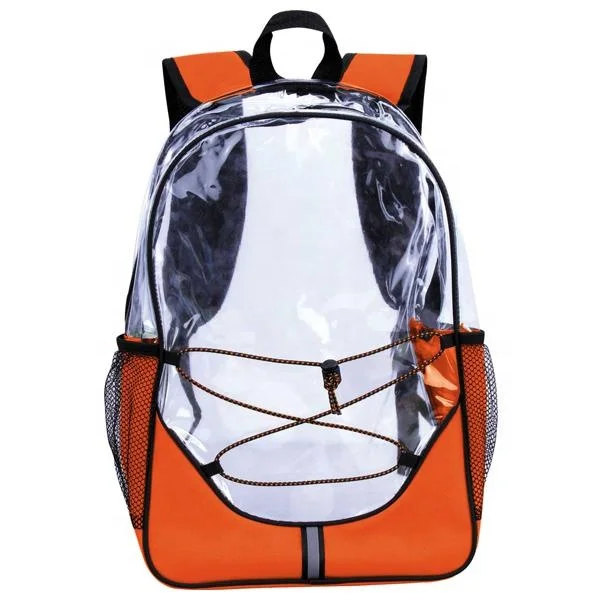 Factory Wholesale Custom Competitive price PVC Material  easy to carry Promotion backpack