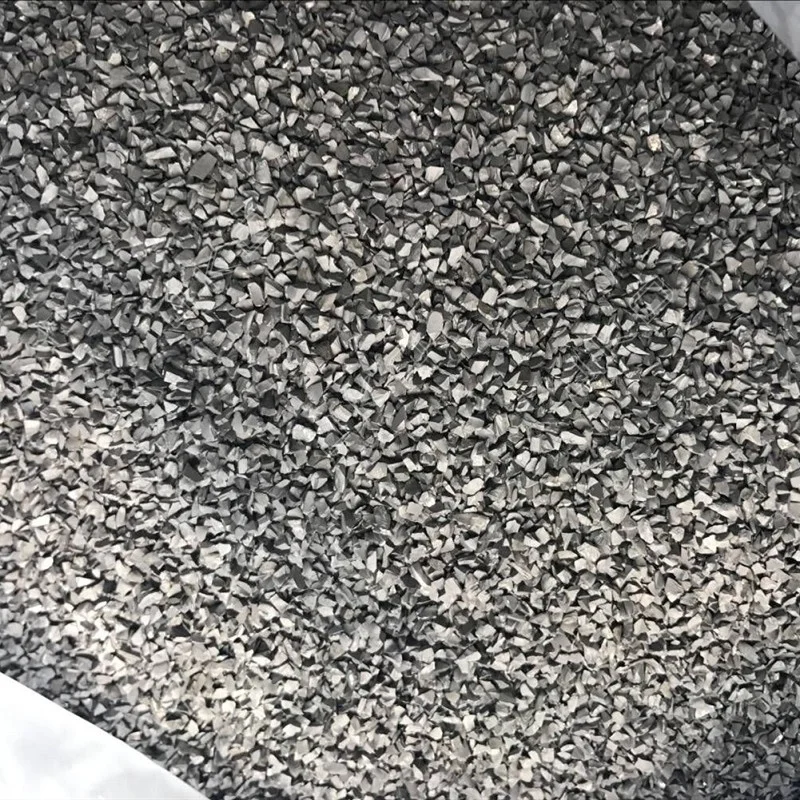 YG8 crushed carbide grits tungsten carbide particles 5-80mesh carbide granules