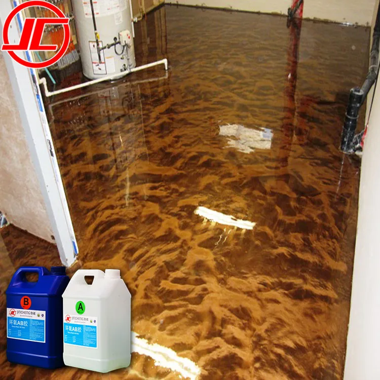 Metallic Epoxy Resin Flooring for Floor Coating and Painting