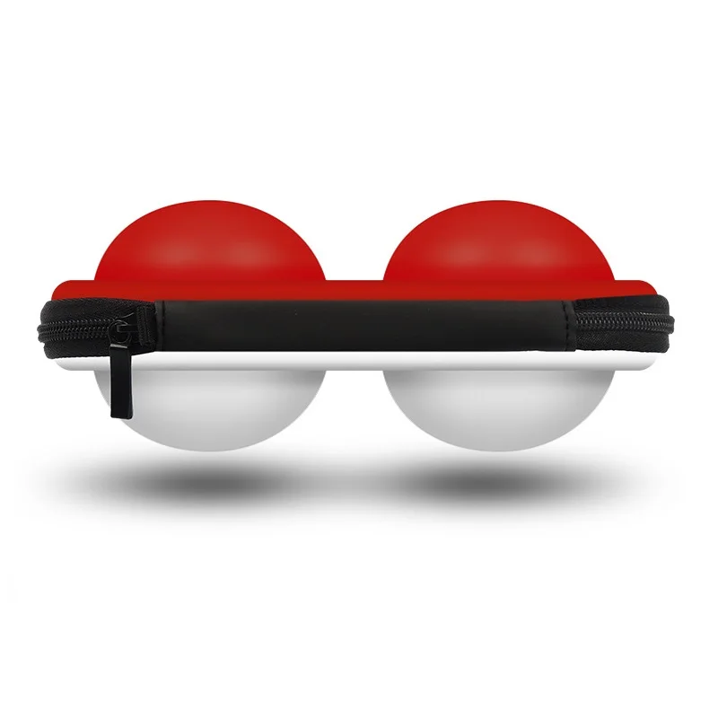 Two ball storage EVA Hard Case for Pokemon Lets Go Pikachu Poke Ball Plus Controller