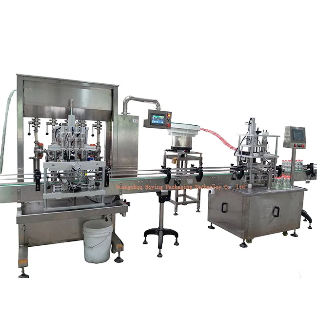 Высококачественная линия для заправки бутылок с маслом, машина для наполнения растительным маслом, Этикетировочная машина/завод/линия