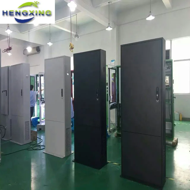 airconditioner-cooled heat dissipation 55 Inch floor-type Outdoor touch LCD advertising screen