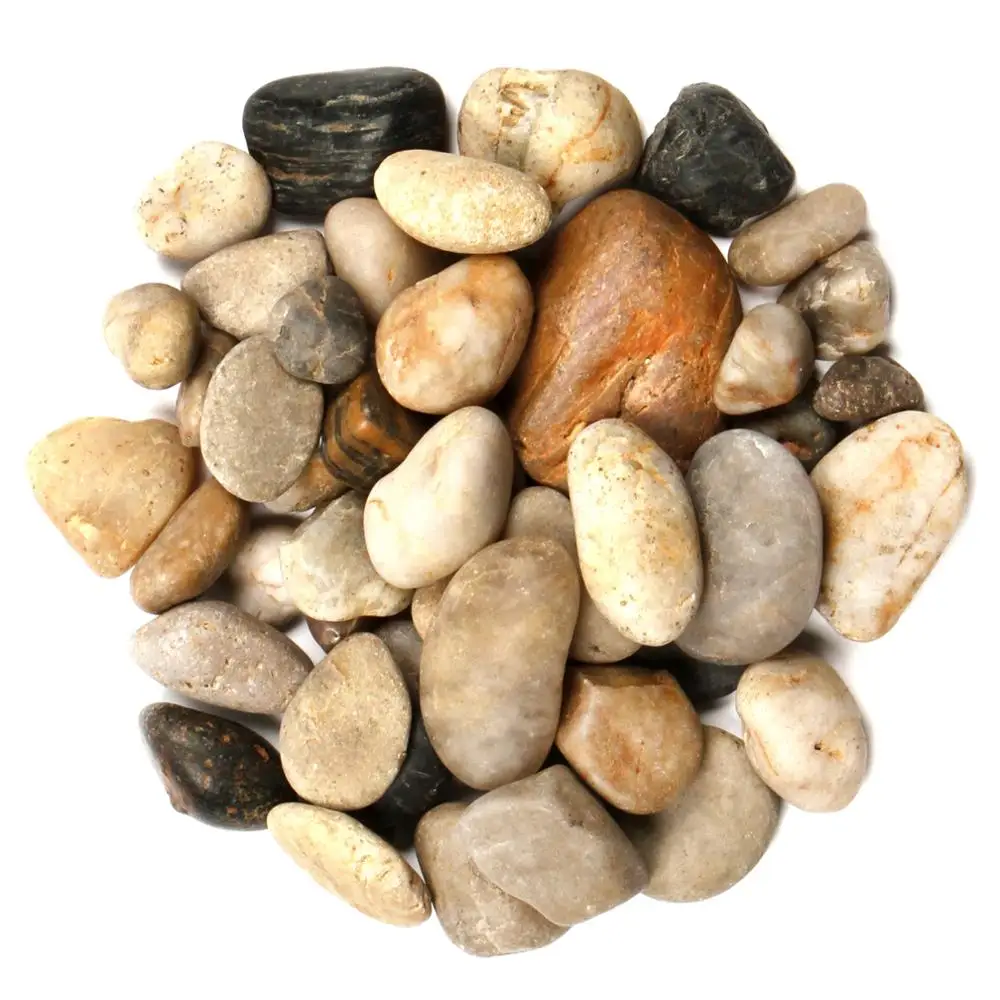 Mix Color River stone Cheap paving stone Pebble