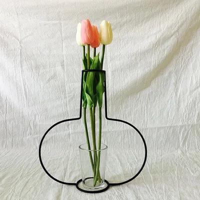 
Household adorn article iron art vase dried flower vase family decorates flower to place article emulative vase 