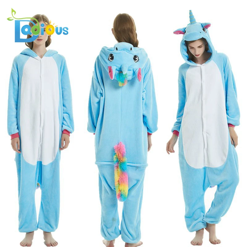 Животных взрослых унисекс фиолетовый Onesie Толстовка onesie взрослых пижамы для взрослых на молнии onesie кигуруми пижамы