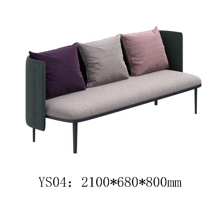 Colorful Modern Fabric Sofa Set fashion design Chinese office furniture
