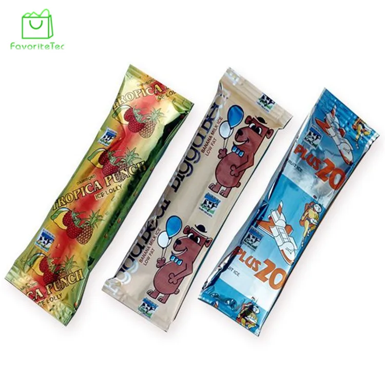 Food grade popsicle plastic packaging ice cream popsicle packaging bag