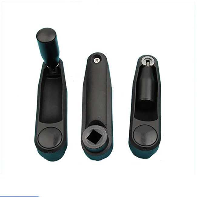 M10 Mounted Hole Rotatable Black Plastic Machinery Lever Handle