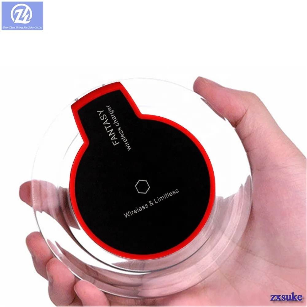 
Wireless transmitter crystal K9 wireless charger, universal mobile phone wireless power adapter 