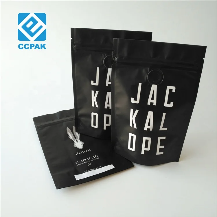 Digital Printing Aluminum foil Green Tea Pouch/ Resealable stand up 250g 500g Roasted Coffee Beans Package