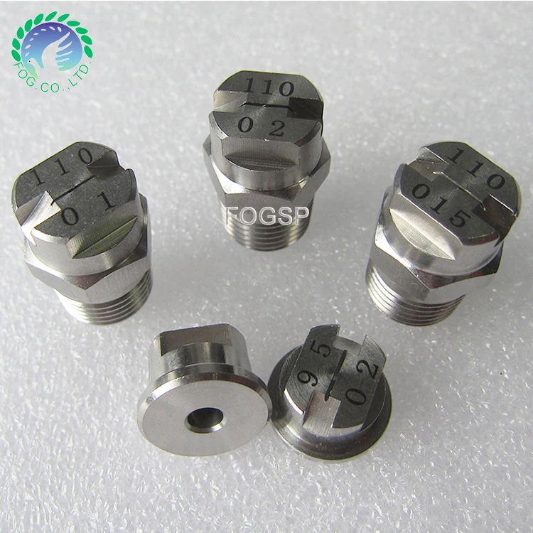 Stainless Steel H-VV Flat Fan Vee Jet Spray Nozzle