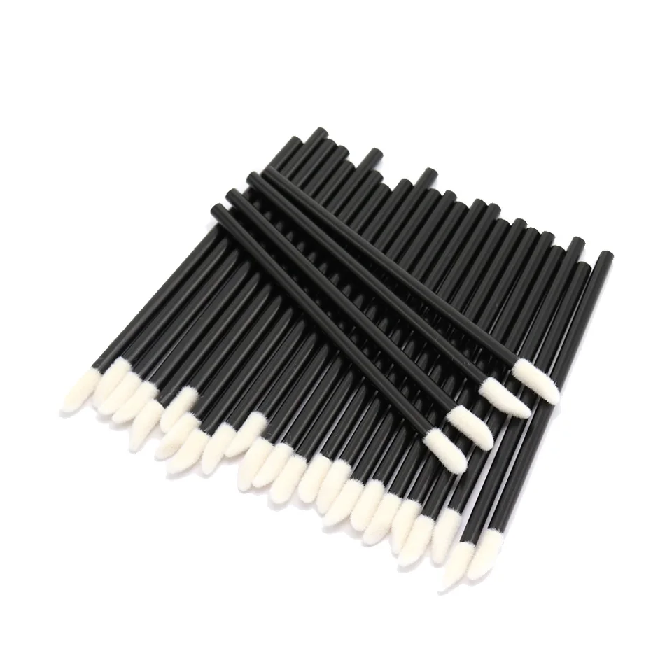 Хит продаж; Оригинальный восхитительный 50 шт./пакет косметический одноразовая кисть для губ аппликатор