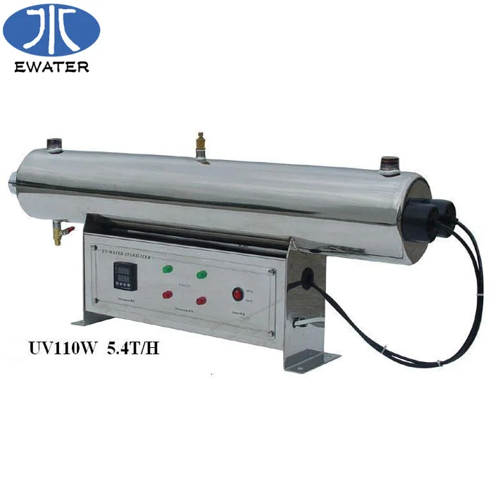 Famous brand Lamp UV Sterilization with control box with alarm in Water Treatment System 110W