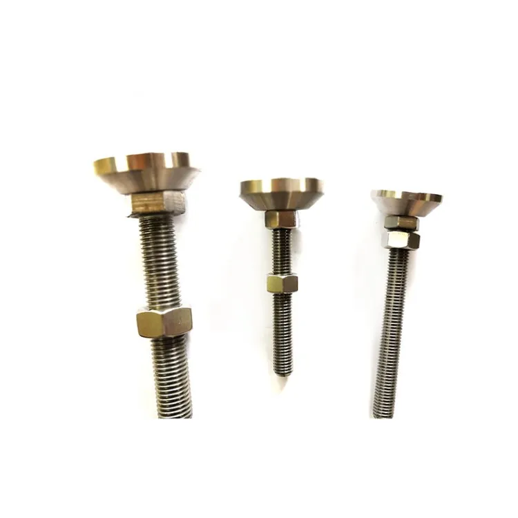 Swivel Adjustable Leg Leveler Feet Carbon Steel Self Leveling Feet