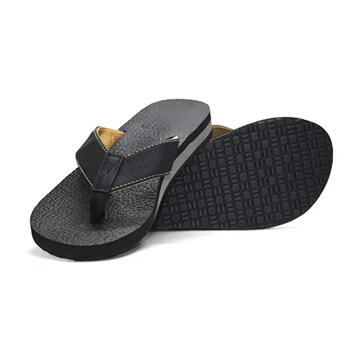
Custom Cheap Modern Design Leather Flip Flops For Men 