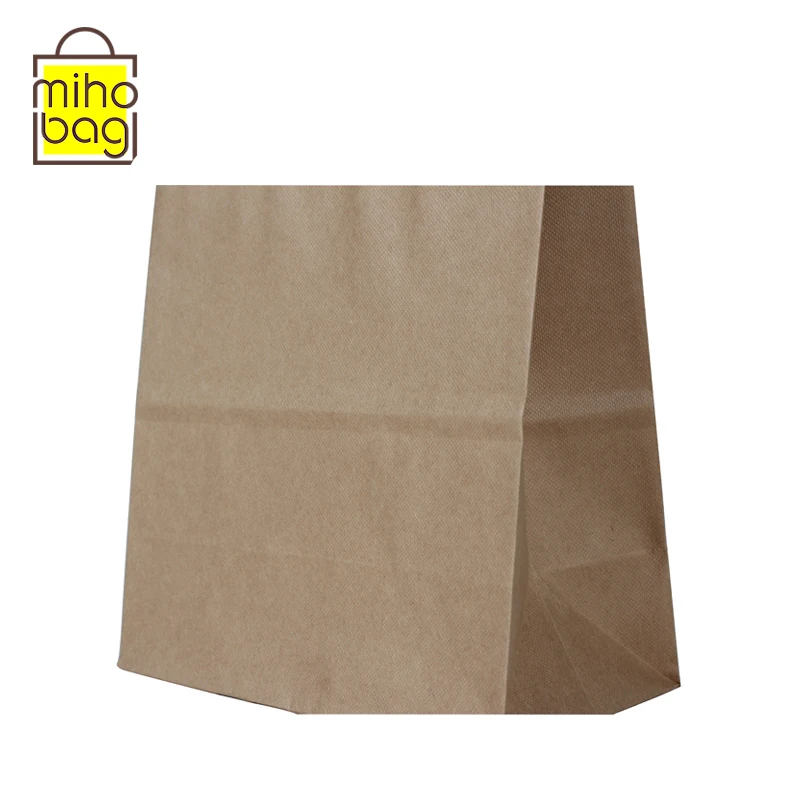 green product handbag Customized shopping kraft paper bag with logo