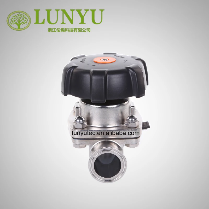 
Stainless Steel Sanitary Aseptic Diaphragm Valve For Pharmacy 