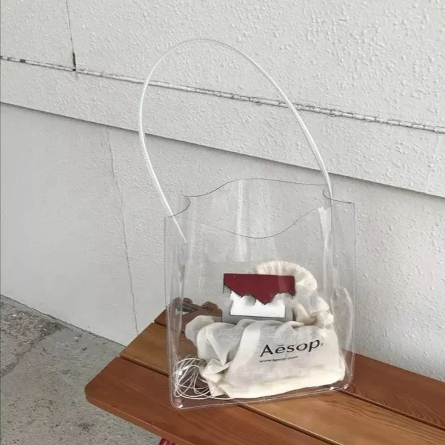 High Quality Mini Travel Simple All-Purpose PVC Handbag Single Shoulder Bag Beach Jelly Bag