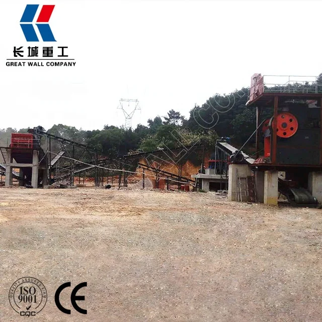 Low cost complete stone crusher production line price
