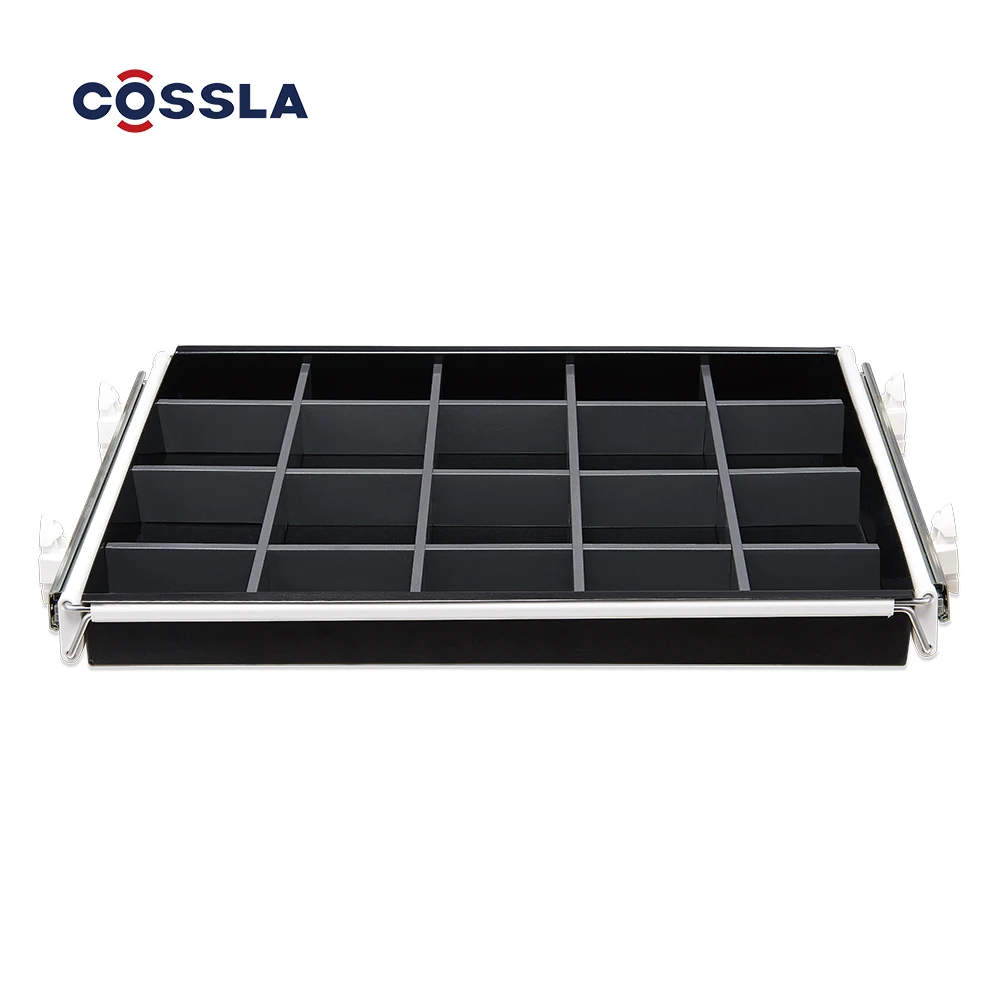 Wardrobe Accessories Soft Close Pull Out Velvet Jewelry Box Closet Fittings