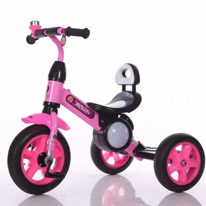 Zhejiang YTH Toys Plastic Baby Tricycle/Kids Ride on Bike With Reliable Seat/Simple Design With Practical Value
