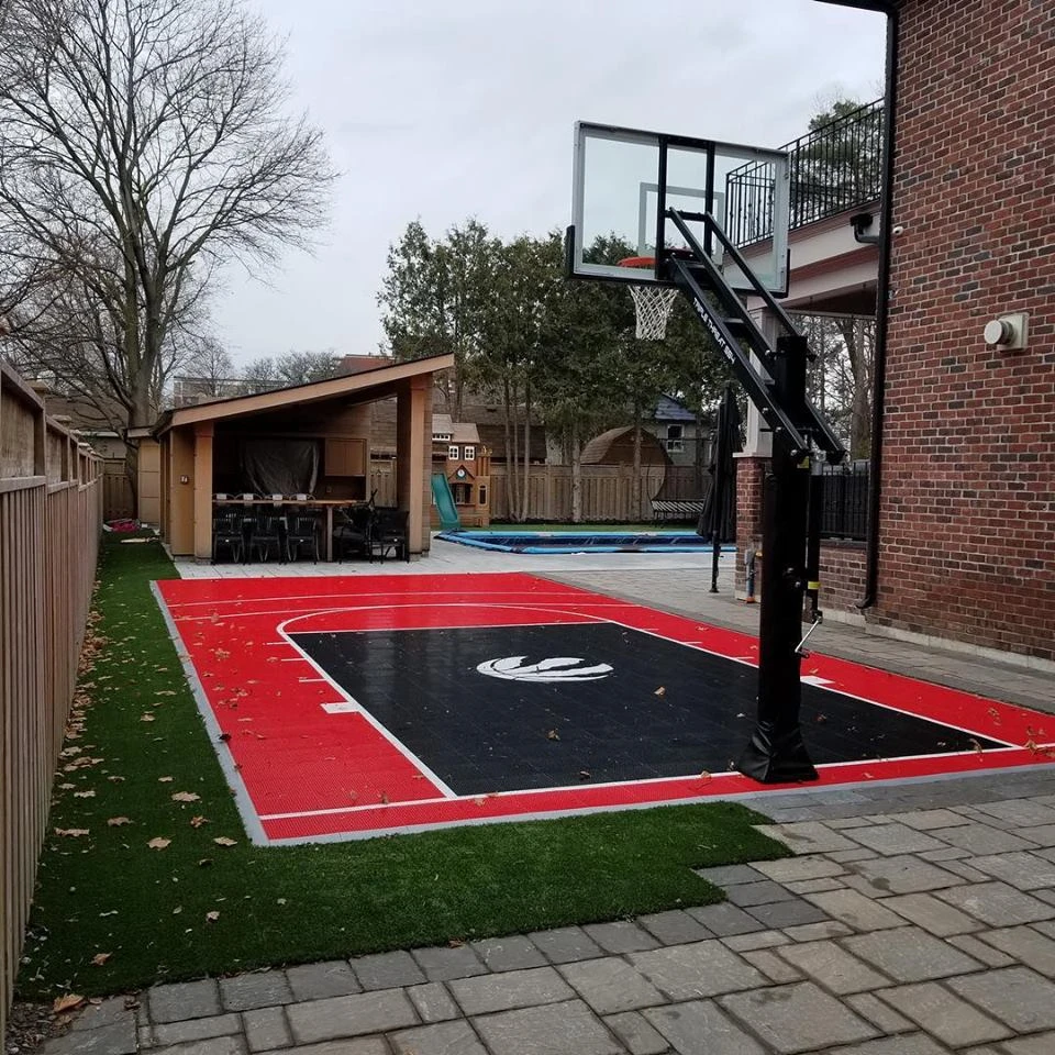 Multi sport court flooring material