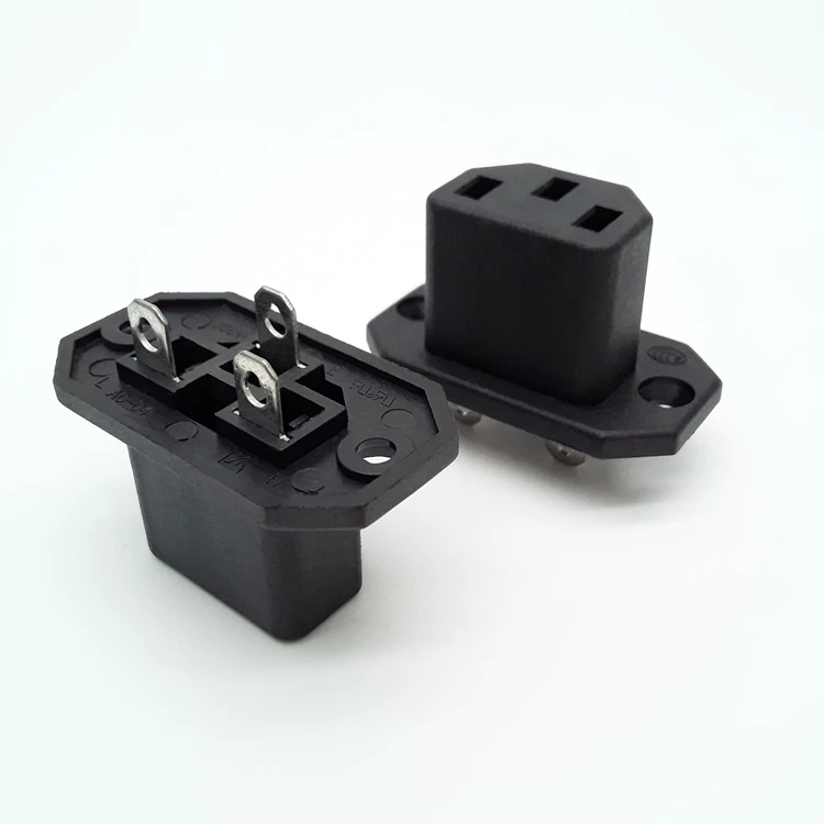 iec320 c13 male connector power socket outlet c13 wall plug