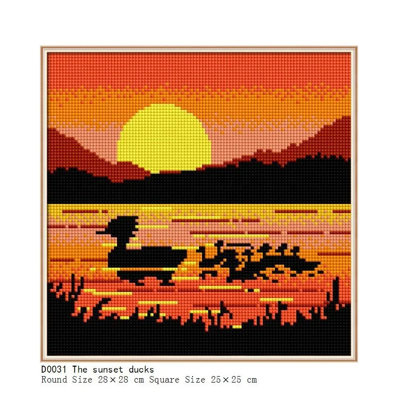 Factory price animal pattern 5d rhinestone canvas wall art wholesale diamond painting